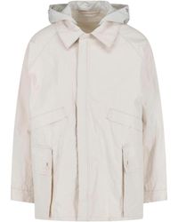 Lemaire - Technical Linen Hooded Waterproof Jacket - Lyst