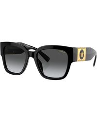 Versace - Ve 4437u Gb1/t3 54mm Square Sunglasses - Lyst