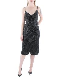 Nanette Lepore - Sequined Midi Cocktail And Party Dress - Lyst