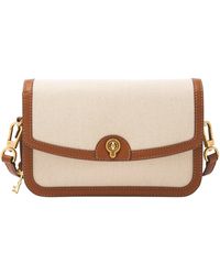 Fossil - Ainsley Cotton And Linen Crossbody - Lyst