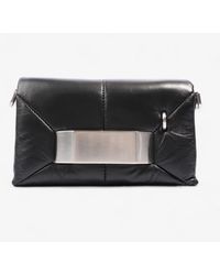 Rick Owens - Griffin Quilted Clutch Leather - Lyst