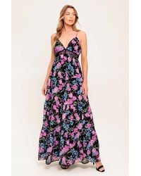 TRUEDAMES - Pure Sunshine Woven Maxi Dress - Lyst