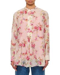 Péro - Multicolored Printed Shirt - Lyst