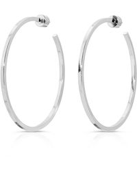 Eklexic - 2" Ava Hoops - Lyst
