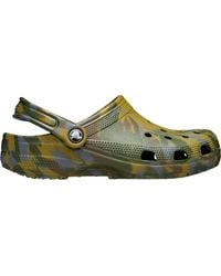 Crocs™ - Classic Marbled Tie-Dye Clog Aloe Multi 206867-3Uc - Lyst