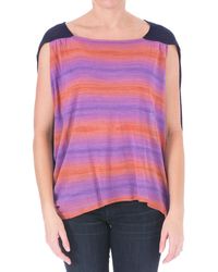 Elizabeth and James - Space Sky Knit Hi-Low Pullover Top - Lyst
