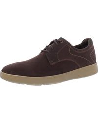 Rockport Ports Of Call Perth (taupe Nubuck/beeswax Leather) Men's Lace Up  Casual Shoes in Brown for Men | Lyst