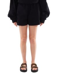 ROTATE BIRGER CHRISTENSEN - Ladies Logo-Print Elastic-Waist Shorts - Lyst