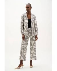 Joseph Ribkoff - Millennium Geometric Print Straight-Cut Jacket - Lyst