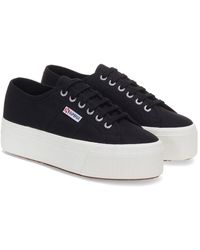 Superga - 2790 S9111Lw-Adk Sneaker Canvas Platform Shoes Dwa1039 - Lyst