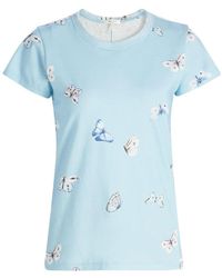 Rag & Bone - All Over Tammy Butterfly Tee, Light - Lyst