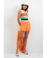Trina Turk - Duomo Button Side Short - Lyst