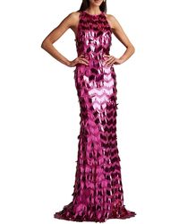 Tadashi Shoji - Madysin Sequin Fringe Gown - Lyst