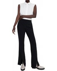 Theory - Demitria High Waist Slit Pants - Lyst