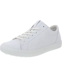 Ecco - Soft 7 Leather Lace Up Casual And Fashion Sneakers - Lyst