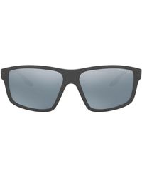 Prada Linea Rossa - Ps 02xs Ufk07h Square Polarized Sunglasses - Lyst