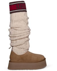 UGG - Classic Sweater Letter Tall Boots - Lyst