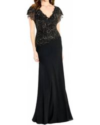Montage by Mon Cheri - Formal Lace-Chiffon Full Dress - Lyst