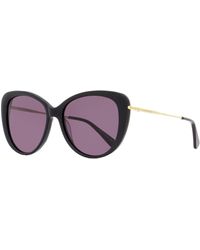 Longchamp - Butterfly Sunglasses Lo674s Black/gold 56mm - Lyst