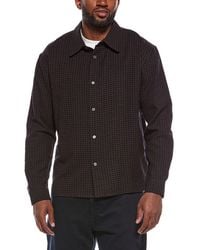 FRAME - Checkered Wool-Blend Shirt - Lyst