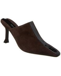 Ferragamo - Graph Sophye Suede Mule - Lyst