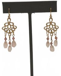 Blue Copper - Quartz Earrings - Lyst