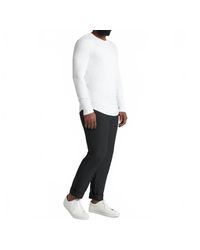 Goodlife - Long Sleeve Tri-Blend Scallop Crew Tee - Lyst