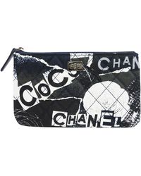 Chanel - 2.55 Canvas Clutch Bag (pre-owned) - Lyst