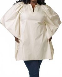 Psophia - Mini Swing V- Neck Tunic - Lyst