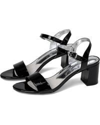 David Tate - Ageless Sandals Leather Block Heel Ankle Strap Hawk206 - Lyst