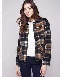 Charlie b - Reversible Plaid Jacket - Lyst