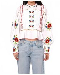 LOVE THE LABEL - Florinda Long Sleeve Top - Lyst
