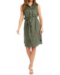 Karen Kane - Olena Sleeveless Button-Down Shirtdress - Lyst