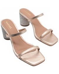 Kaanas - Cullinan Sandal With Embellished Heel - Lyst