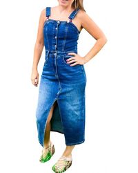 Blakeley - Frankie Overall Denim Dress - Lyst