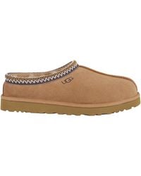 UGG - Chestnut M Tasman Ii Collar-Braid Suede Slippers - Lyst