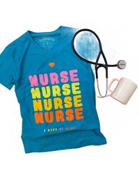 OLIVER & OTIS - Nurse, A Work Of Heart Graphic Tee Shirt - Lyst