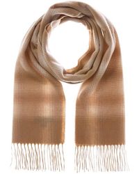 Amicale Cashmere - Ombre Windowpane Cashmere Scarf - Lyst