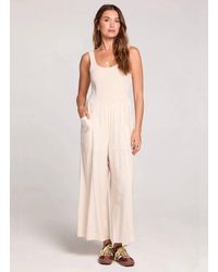 Saltwater Luxe - Leia Striped Tank Jumpsuit - Lyst