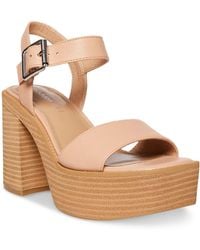 Madden Girl - Grandview Ankle Strap Block Heel Platform Sandals - Lyst