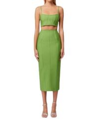 Elliatt - Rose Crop Top And Midi Skirt Set - Lyst
