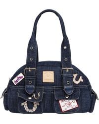 TRUE RELIGION - Patch Denim Satchel - Lyst