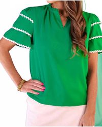 Jess Lea - Just A Little Fun Ric Rac Top - Lyst