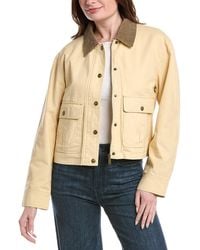 Sam Edelman - Crop Workwear Jacket - Lyst
