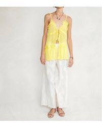 Chan Luu - Embroidered Drawstring Pant - Lyst