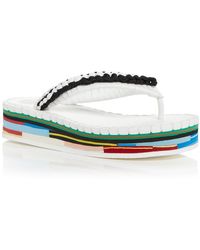Chloé - Lou Slip On Outdoors Wedge Sandals - Lyst
