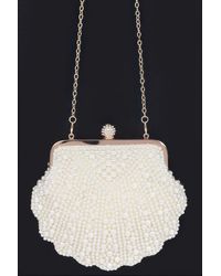 Fashnzfab - Faux Pearl Party Clutch - Lyst