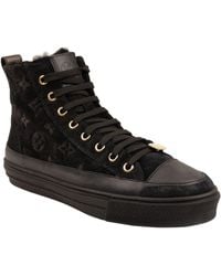 Louis Vuitton - Black Stellar Sneaker Boot - Lyst