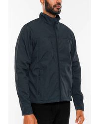 TRUEDAMES - Solid Soft Shell Storm Tech Jacket Coat - Lyst