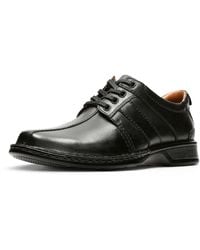 Clarks - Touareg Vibe Leather Solid Oxfords - Lyst